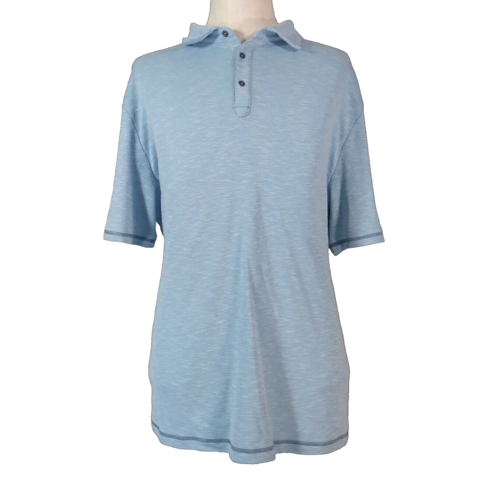Nat Nast Polo Shirt Men 2XL Blue Luxury Originals Short Sleeve Preppy Retro